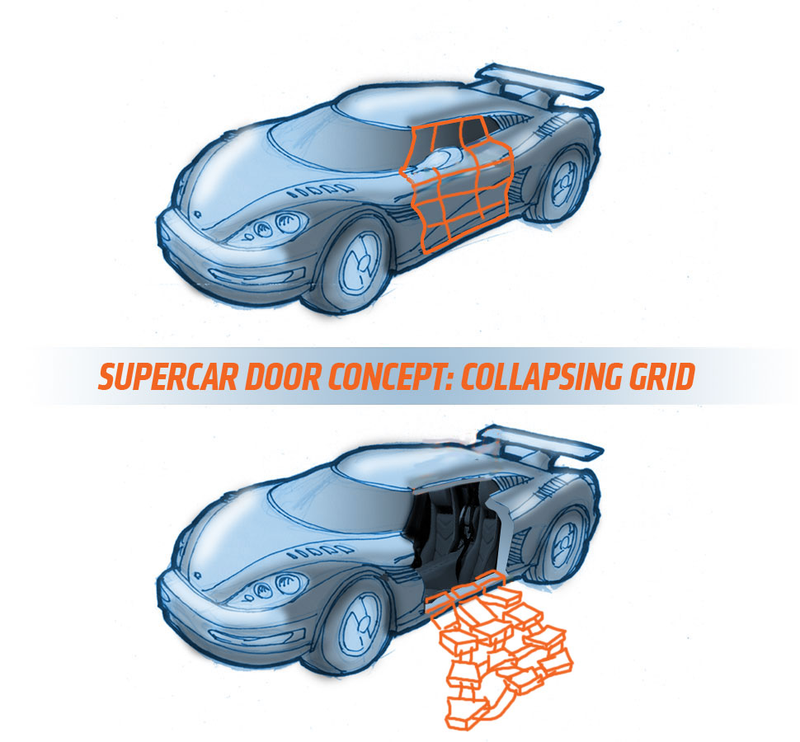 Illustration for article titled It's Time For New Weird Supercar Door Designs